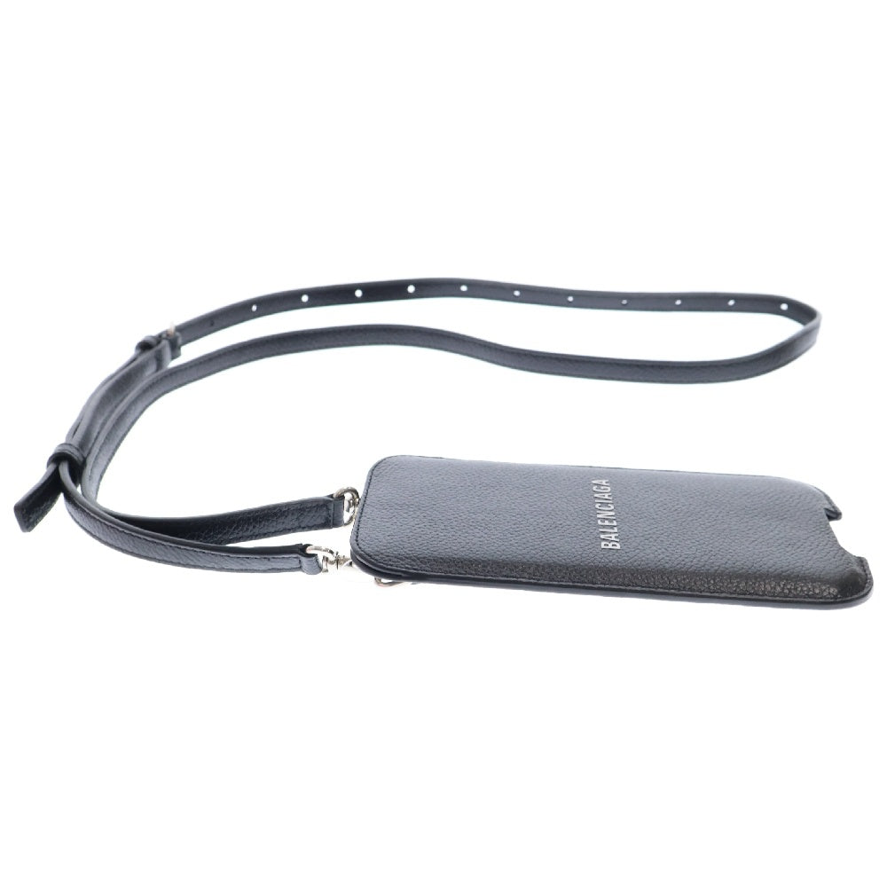 BALENCIAGA(バレンシアガ) Neck Wallet Cardcase ネックウォレットレザーカードケース ブラック