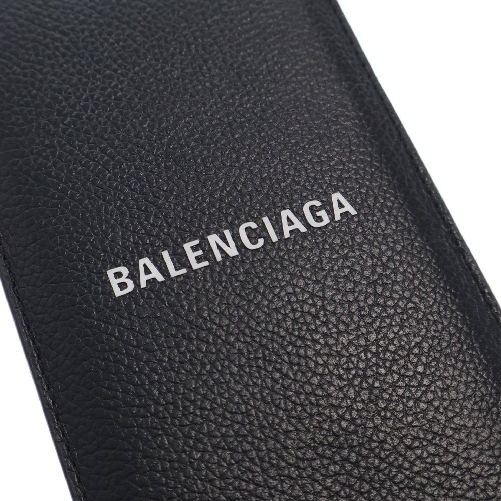 BALENCIAGA(バレンシアガ) Neck Wallet Cardcase ネックウォレットレザーカードケース ブラック