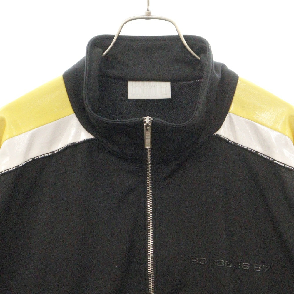 VTMNTS(ブイティーエムエヌティーエス) 22AW Striped Tracksuit Jacket ロゴプリント ジップアップトラックジャケット ブラック VL16AT140B