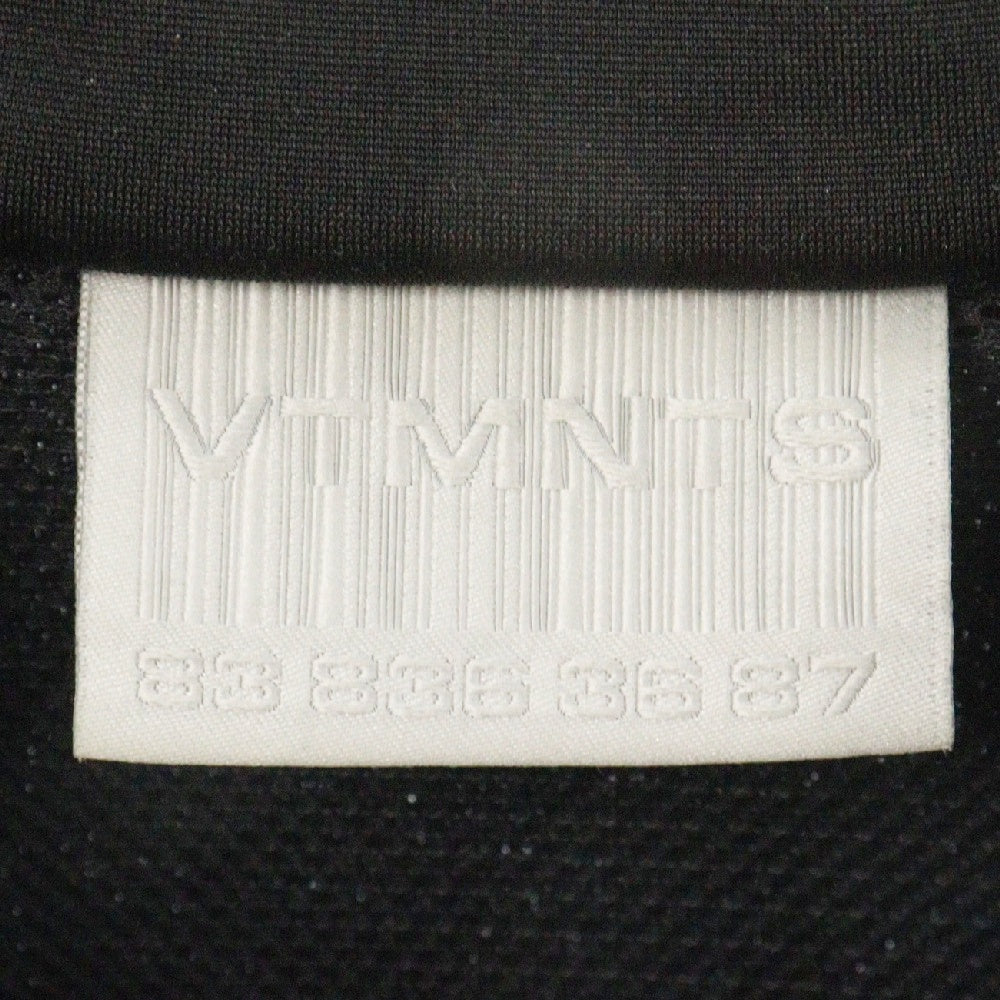 VTMNTS(ブイティーエムエヌティーエス) 22AW Striped Tracksuit Jacket ロゴプリント ジップアップトラックジャケット ブラック VL16AT140B