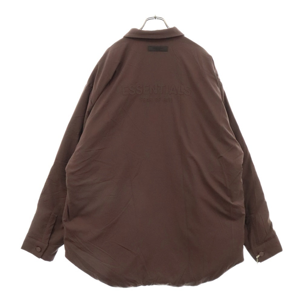 FOG Essentials(エフオージー エッセンシャルズ) NYLON FIELD SHIRT JACKET バックラバーロゴプリント ジップアップナイロンフィールドジャケット パープル