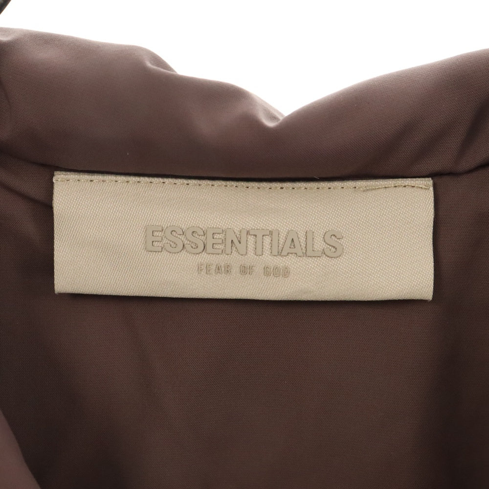 FOG Essentials(エフオージー エッセンシャルズ) NYLON FIELD SHIRT JACKET バックラバーロゴプリント ジップアップナイロンフィールドジャケット パープル