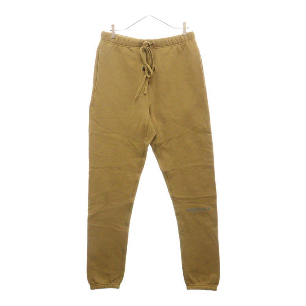 FEAR OF GOD ESSENTIALS(フィアオブゴッド エッセンシャルズ) SWEAT PANTS リフレクターロゴプリント スウェットパンツ ブラウン