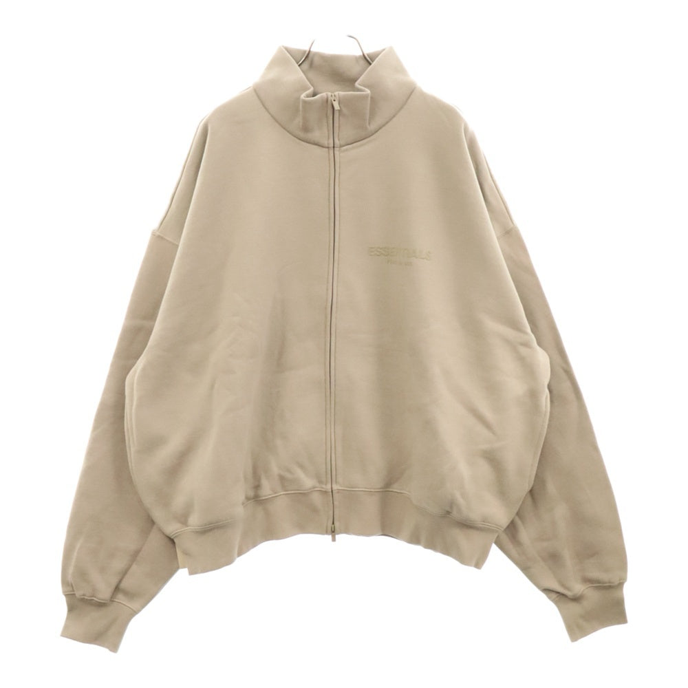 FOG Essentials(エフオージー エッセンシャルズ) ZIP UP SWEAT TRACK JACKET フェルトロゴ ジップアップスウェットトラックジャケット ベージュ