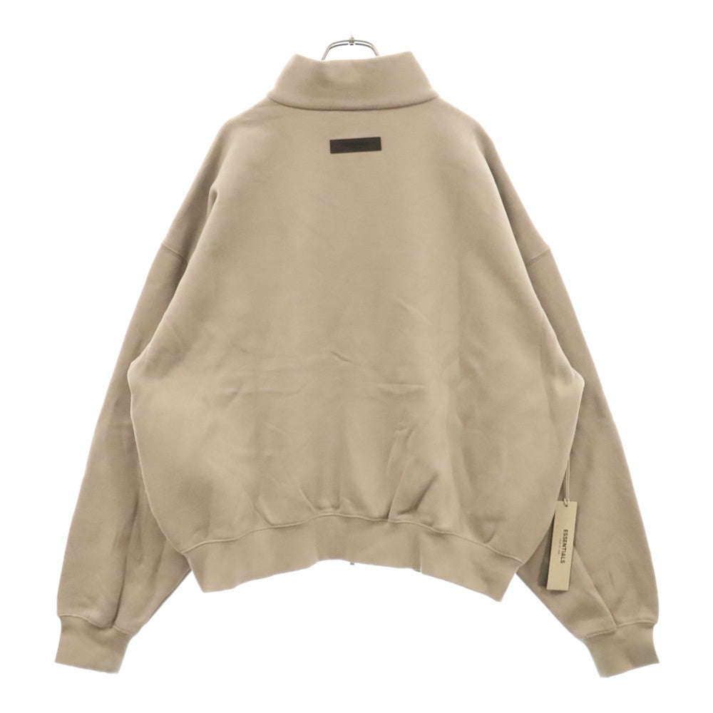 FOG Essentials(エフオージー エッセンシャルズ) ZIP UP SWEAT TRACK JACKET フェルトロゴ ジップアップスウェットトラックジャケット ベージュ