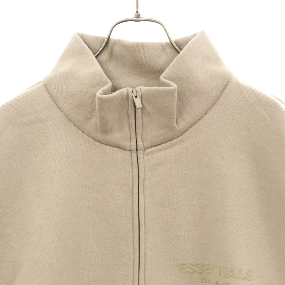 FOG Essentials(エフオージー エッセンシャルズ) ZIP UP SWEAT TRACK JACKET フェルトロゴ ジップアップスウェットトラックジャケット ベージュ