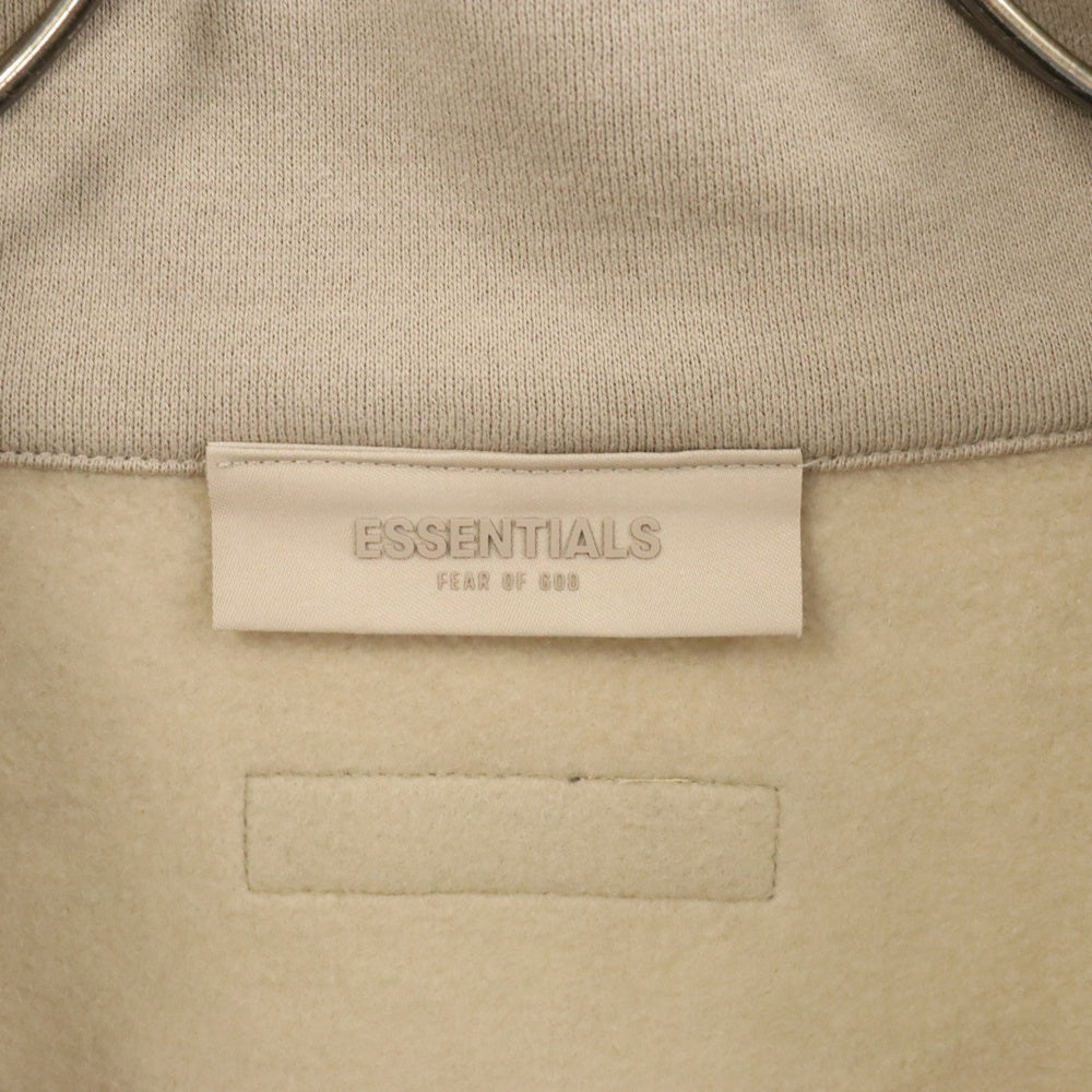 FOG Essentials(エフオージー エッセンシャルズ) ZIP UP SWEAT TRACK JACKET フェルトロゴ ジップアップスウェットトラックジャケット ベージュ
