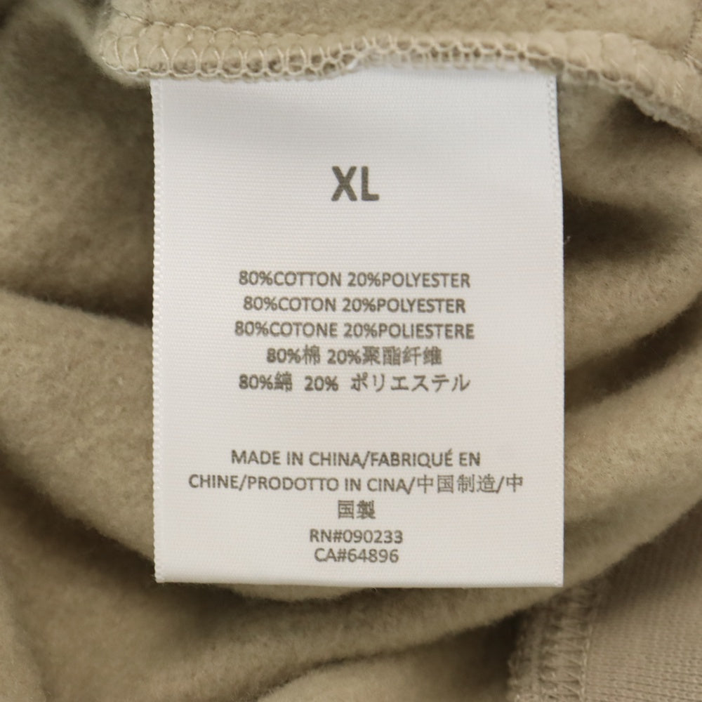 FOG Essentials(エフオージー エッセンシャルズ) ZIP UP SWEAT TRACK JACKET フェルトロゴ ジップアップスウェットトラックジャケット ベージュ