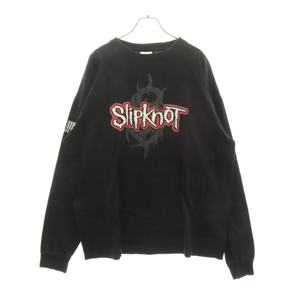 VINTAGE(ヴィンテージ) 90S Slipknot スリップノット長袖Tシャツ ロンT バンドTシャツ ブラック