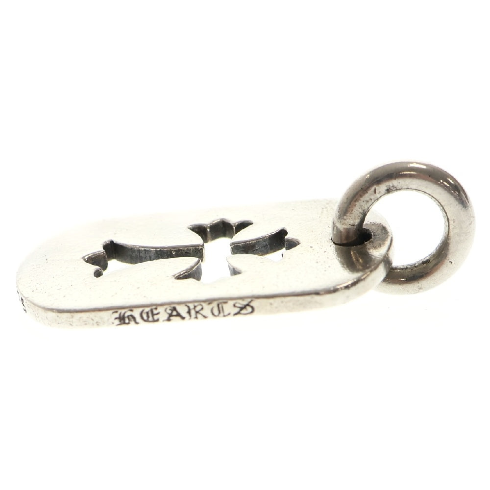 CHROME HEARTS(クロムハーツ) D TAG SML CO CRS カットアウトクロスドッグタグ スモールドッグタグネックレストップ シルバー