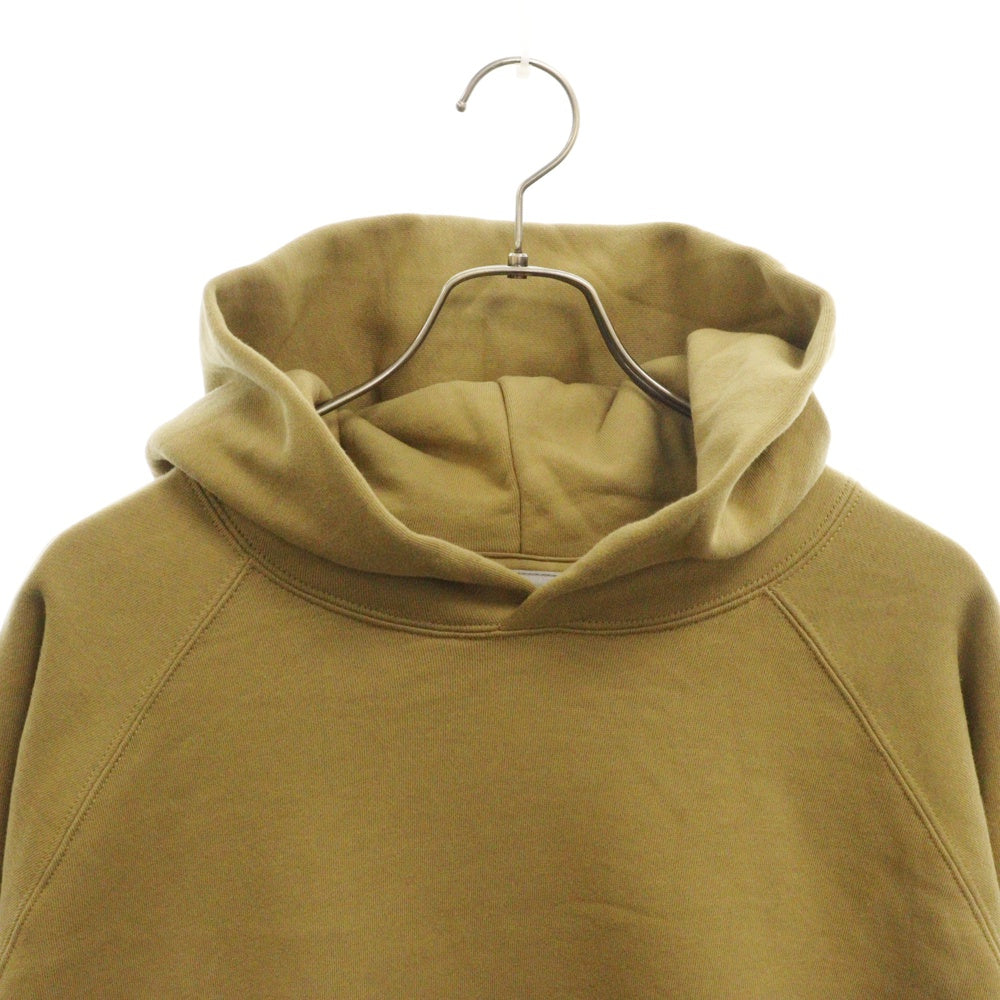 FEAR OF GOD ESSENTIALS(フィアオブゴッド エッセンシャルズ) HOODIE バックラバーロゴプリント プルオーバースウェットパーカー フーディー ブラウン