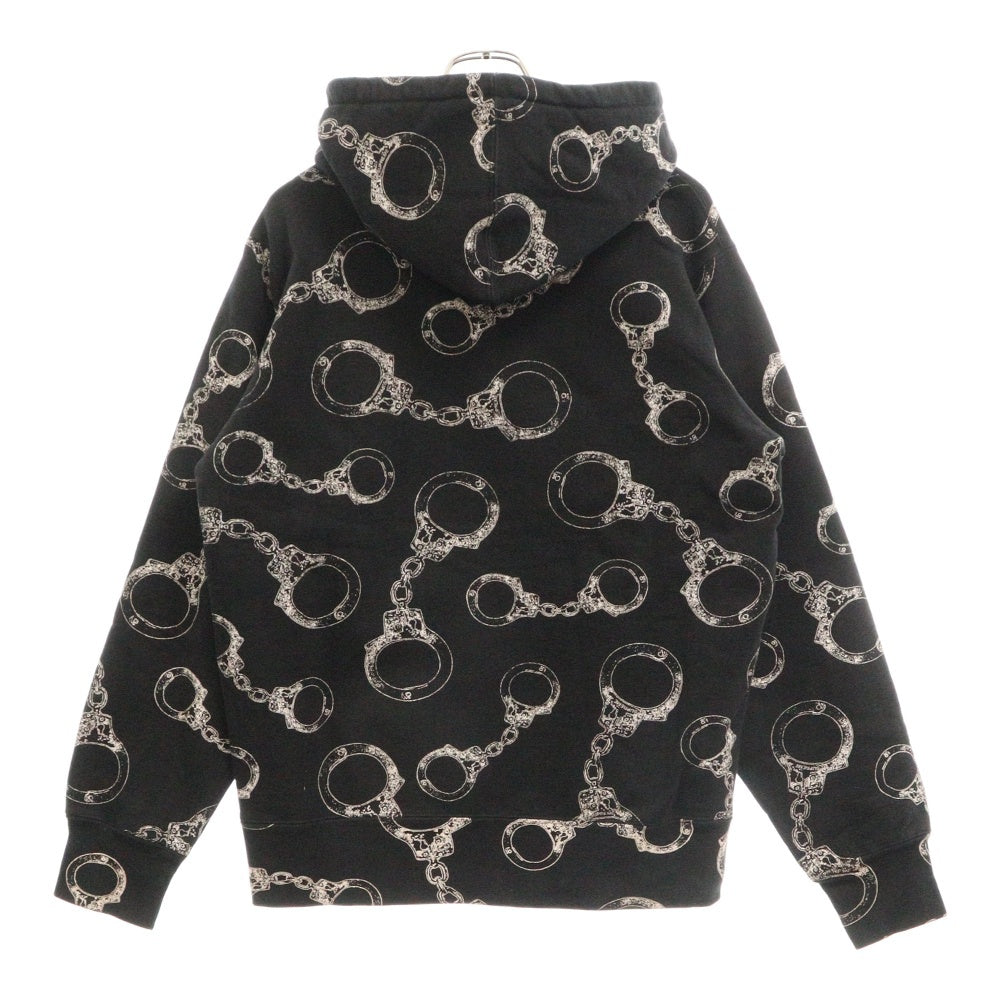 SUPREME(シュプリーム) 17AW Handcuffs Hooded Sweatshirt ハンドカフ プルオーバースウェットパーカー フーディー ブラック