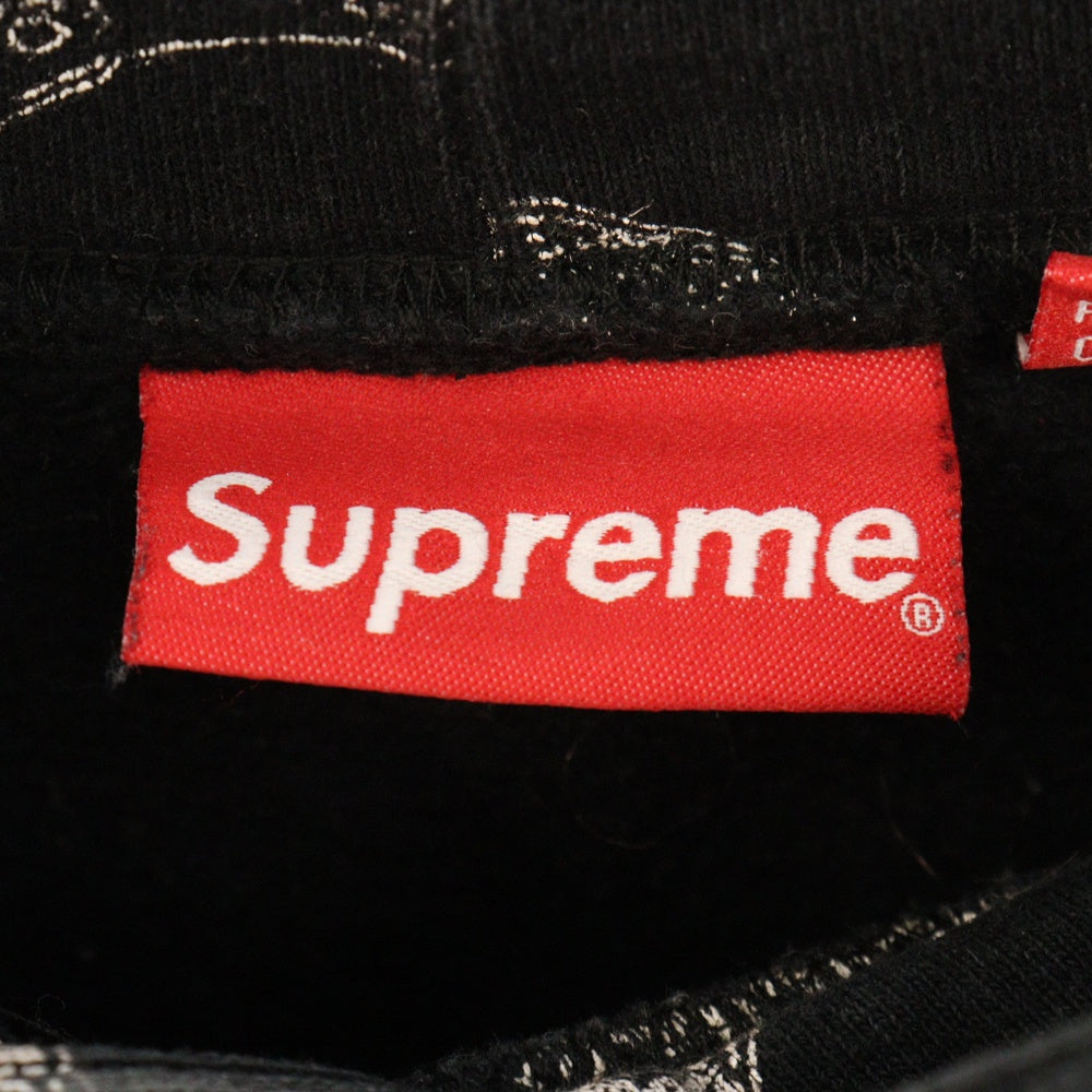 SUPREME(シュプリーム) 17AW Handcuffs Hooded Sweatshirt ハンドカフ プルオーバースウェットパーカー フーディー ブラック