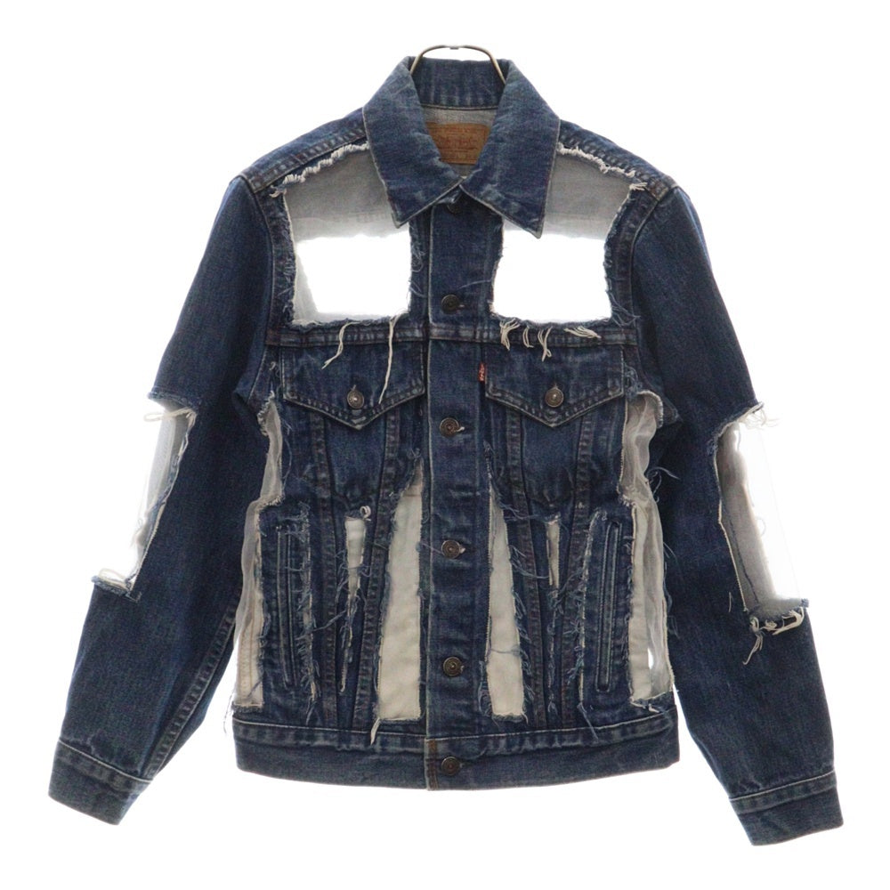 OFF-WHITE(オフホワイト) 16SS Levi's Vision Denim Jacket リーバイスビジョン 再構築デニムジャケット インディゴ レディース OFFLVSS16