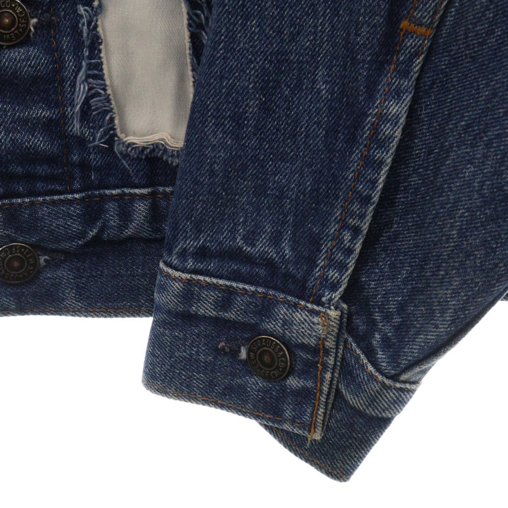 OFF-WHITE(オフホワイト) 16SS Levi's Vision Denim Jacket リーバイスビジョン 再構築デニムジャケット インディゴ レディース OFFLVSS16