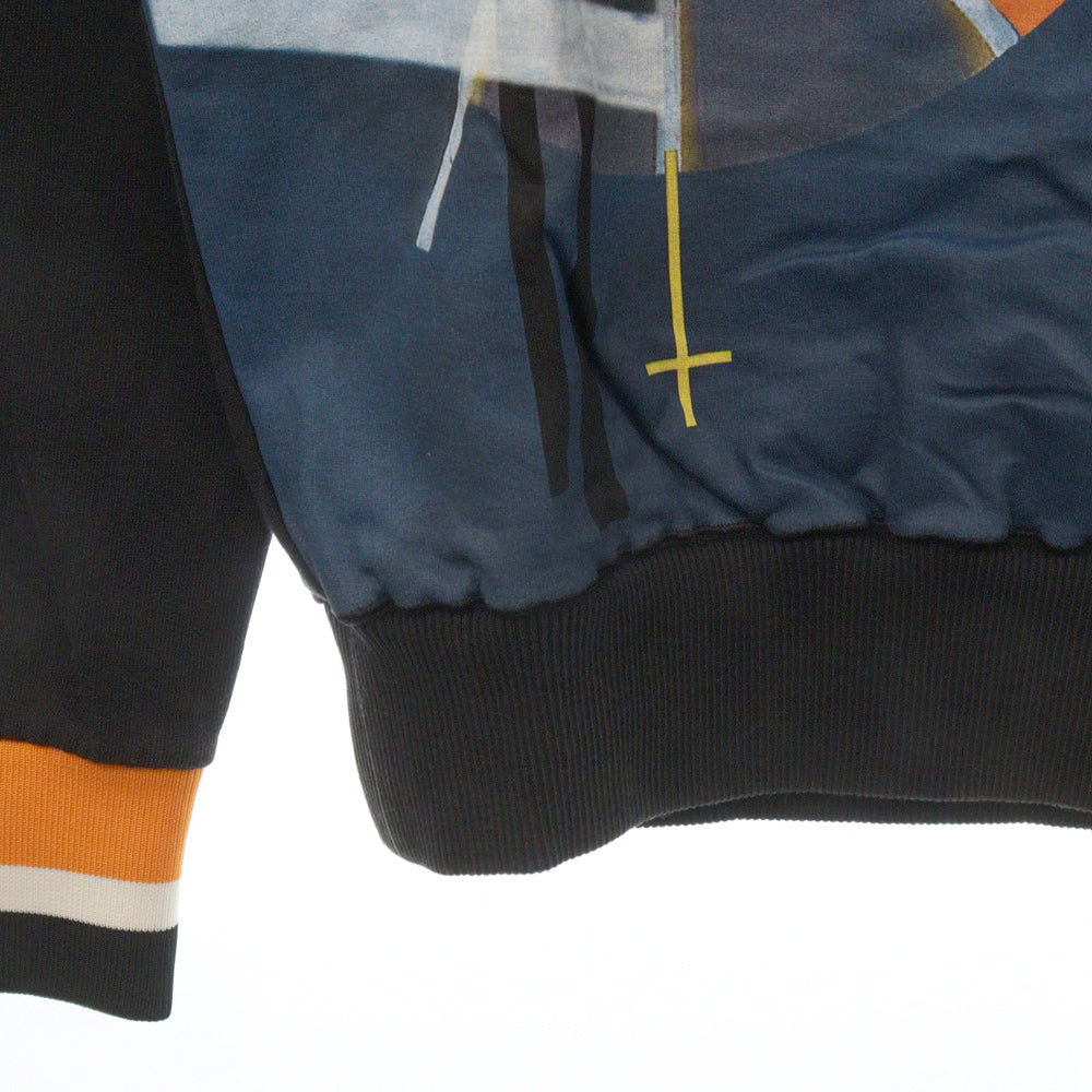 GIVENCHY(ジバンシィ) 14AW Star Patch Crewneck Sweatshirt スターパッチ クルーネックスウェットトレーナー ブラック 14W 7382 653