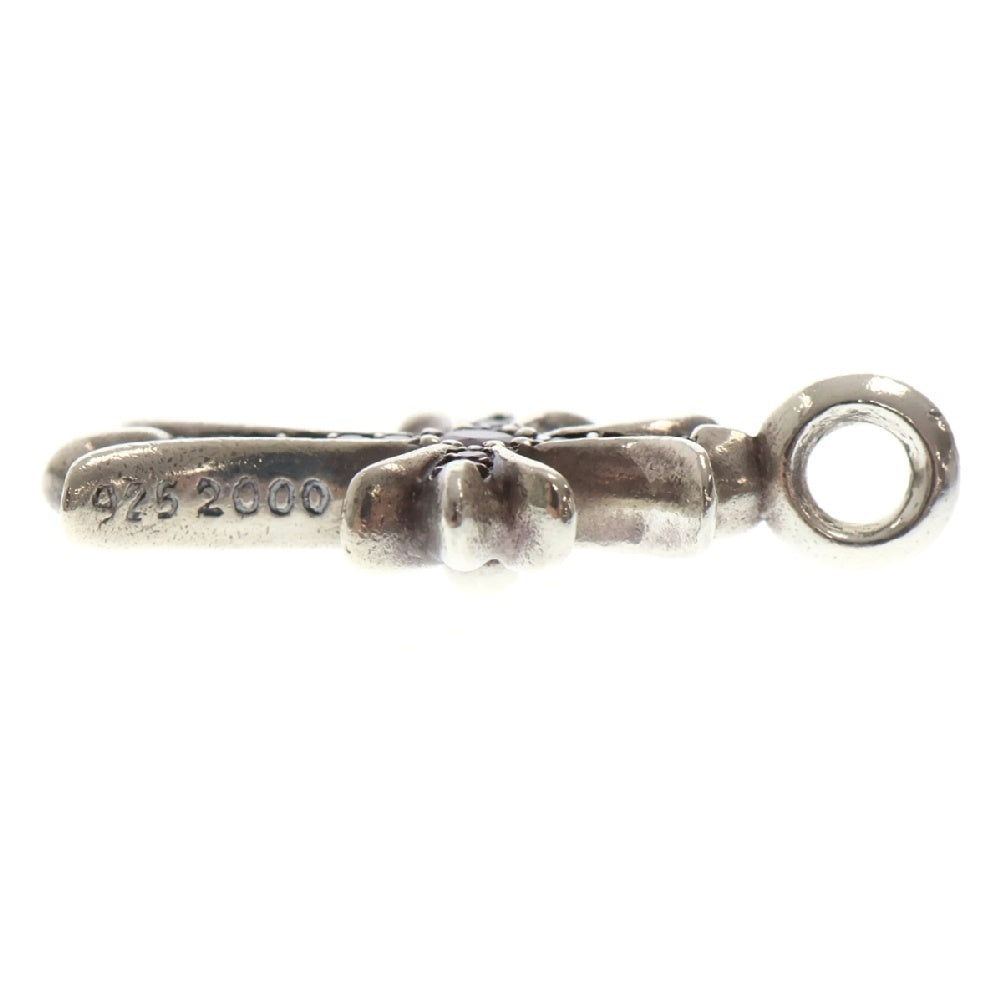 CHROME HEARTS(クロムハーツ) TNY CRSF P RUBY タイニーファットクロス PAVEルビー ペンダント シルバーネックレストップ