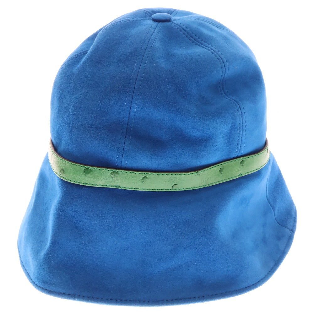 GUCCI(グッチ) Suede Bucket Hat スエードバケットハット 帽子 ブルー 728965 3HAO7