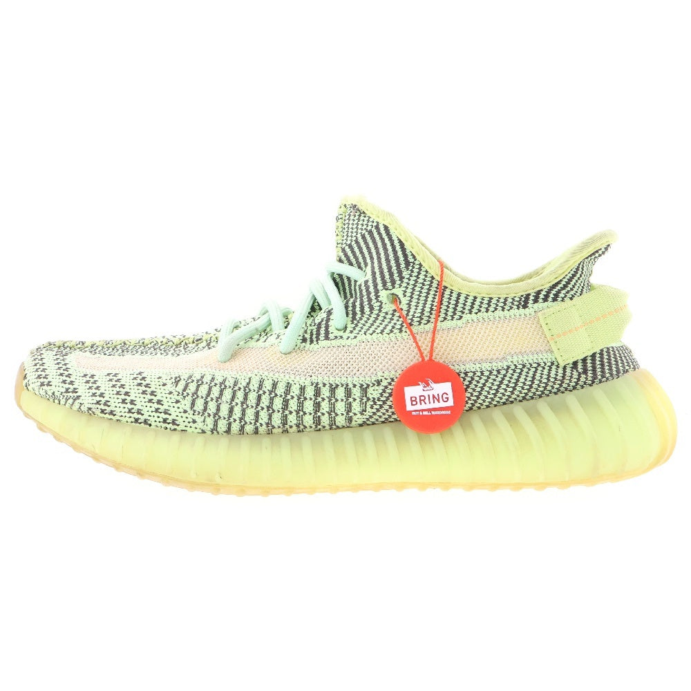 adidas(アディダス) YEEZY BOOST 350 V2 YEEZREEL イージーブースト イーズリール ローカットスニーカー イエロー/グリーン US9/27cm FW5191