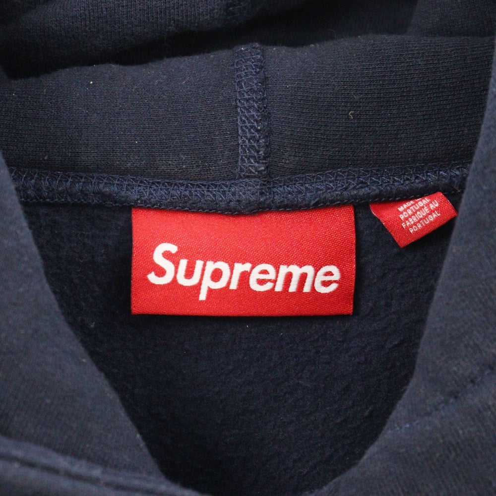 SUPREME(シュプリーム) 24AW Printed Arc Hooded Sweatshirt アークロゴプリント プルオーバースウェットパーカー フーディー ネイビー