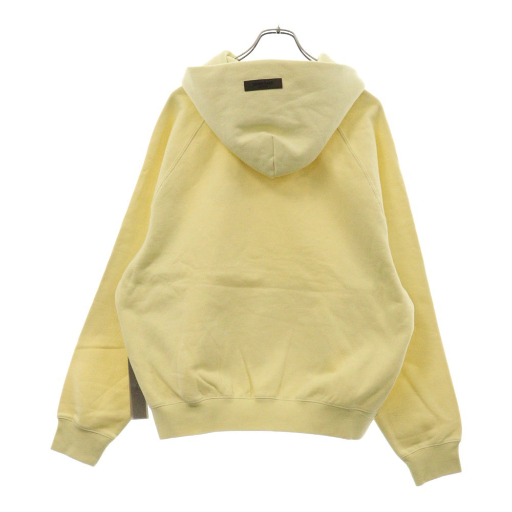 FOG Essentials(エフオージー エッセンシャルズ) HOODIE フェルトロゴプリント プルオーバースウェットパーカー フーディー イエロー