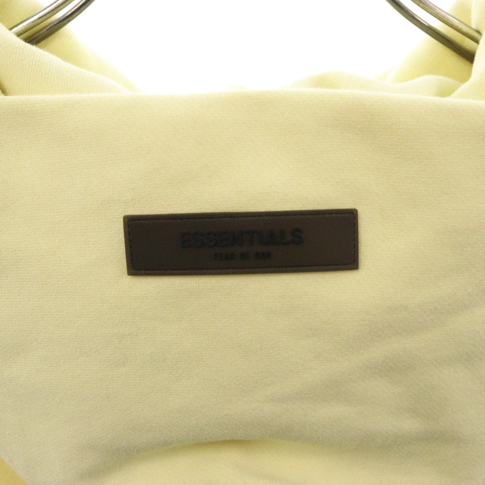 FOG Essentials(エフオージー エッセンシャルズ) HOODIE フェルトロゴプリント プルオーバースウェットパーカー フーディー イエロー