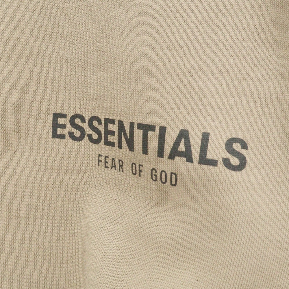 FOG Essentials(エフオージー エッセンシャルズ) CREWNECK SWEATSHIRT リフレクターロゴプリント クルーネックスウェットトレーナー ベージュ