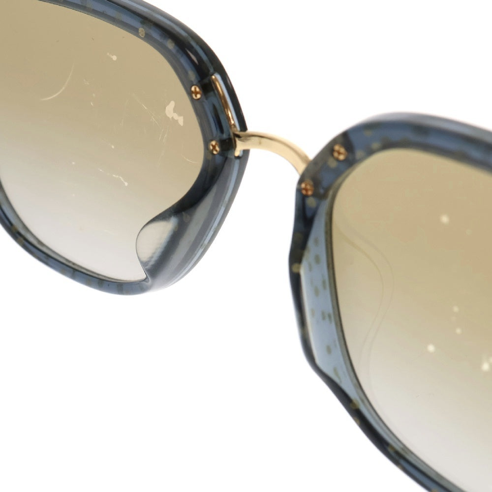 DOLCE & GABBANA(ドルチェアンドガッバーナ) ドットデザイン ラウンド フレーム カラーレンズサングラス 眼鏡 ブラウン/ゴールド DG 4363-F