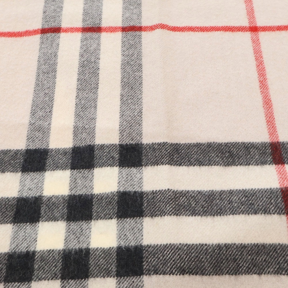 BURBERRY(バーバリー) ノヴァチェック カシミヤ マフラー ベージュ 8015533
