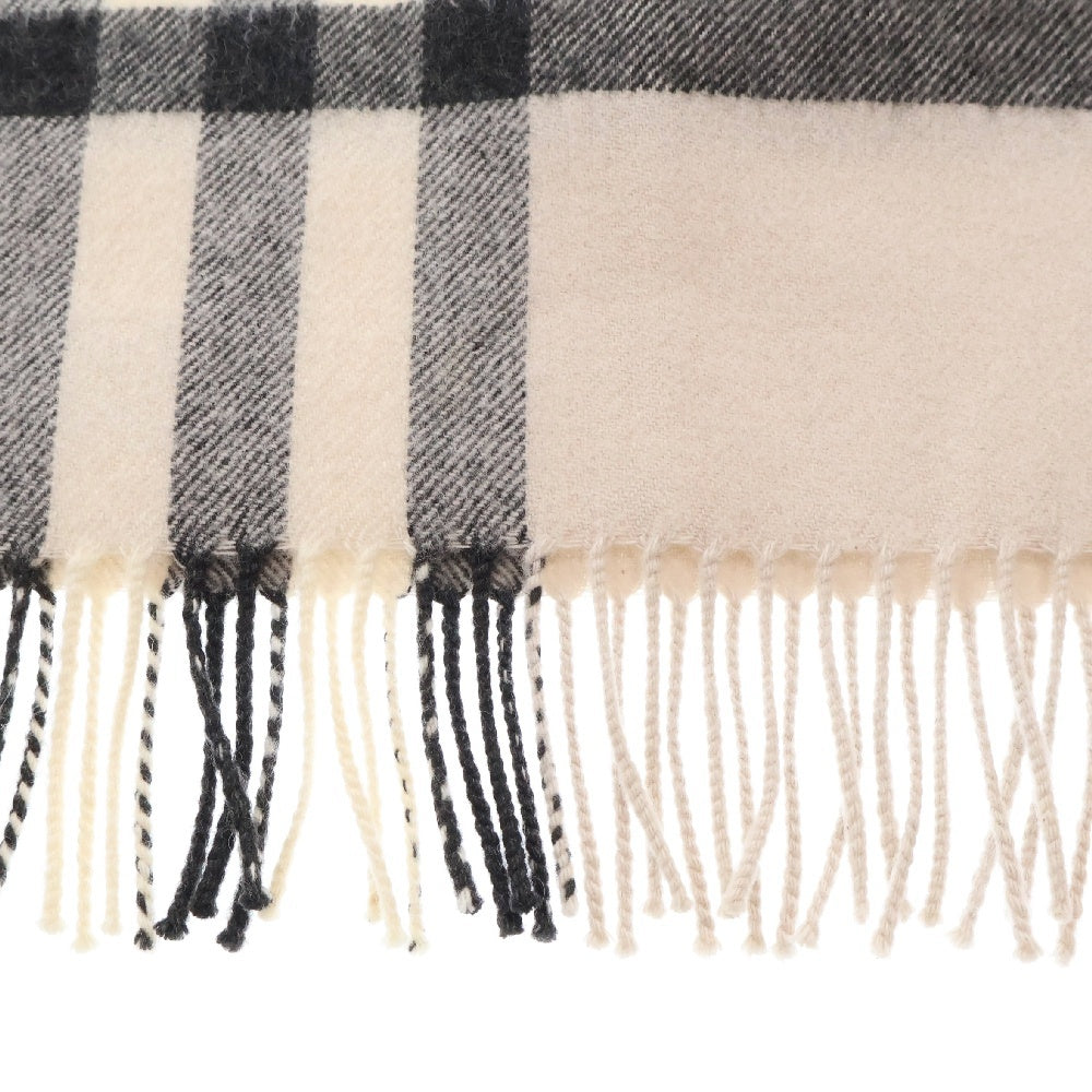 BURBERRY(バーバリー) ノヴァチェック カシミヤ マフラー ベージュ 8015533