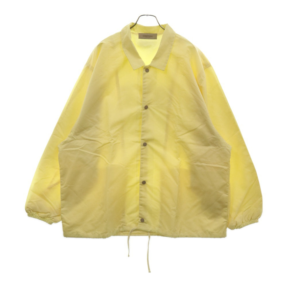 FEAR OF GOD ESSENTIALS(フィアオブゴッド エッセンシャルズ) NYLON COACH JACKET バックラバーロゴ ナイロンコーチジャケット クリーム