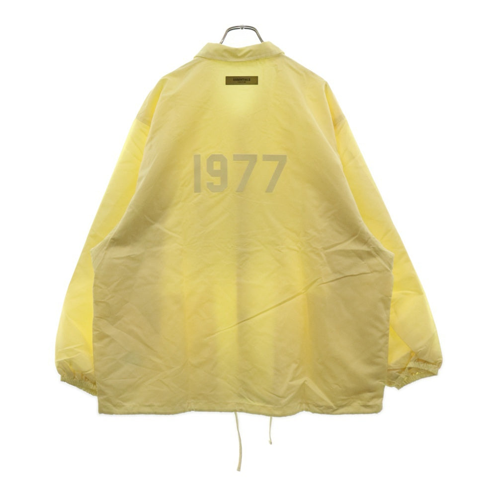 FEAR OF GOD ESSENTIALS(フィアオブゴッド エッセンシャルズ) NYLON COACH JACKET バックラバーロゴ ナイロンコーチジャケット クリーム