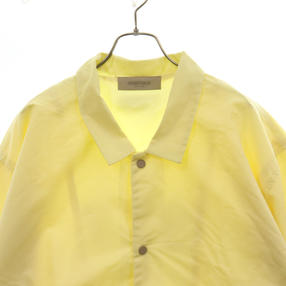 FEAR OF GOD ESSENTIALS(フィアオブゴッド エッセンシャルズ) NYLON COACH JACKET バックラバーロゴ ナイロンコーチジャケット クリーム