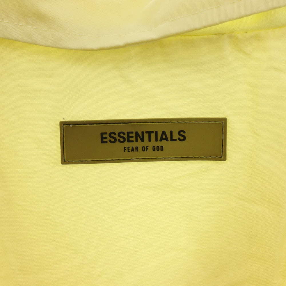 FEAR OF GOD ESSENTIALS(フィアオブゴッド エッセンシャルズ) NYLON COACH JACKET バックラバーロゴ ナイロンコーチジャケット クリーム