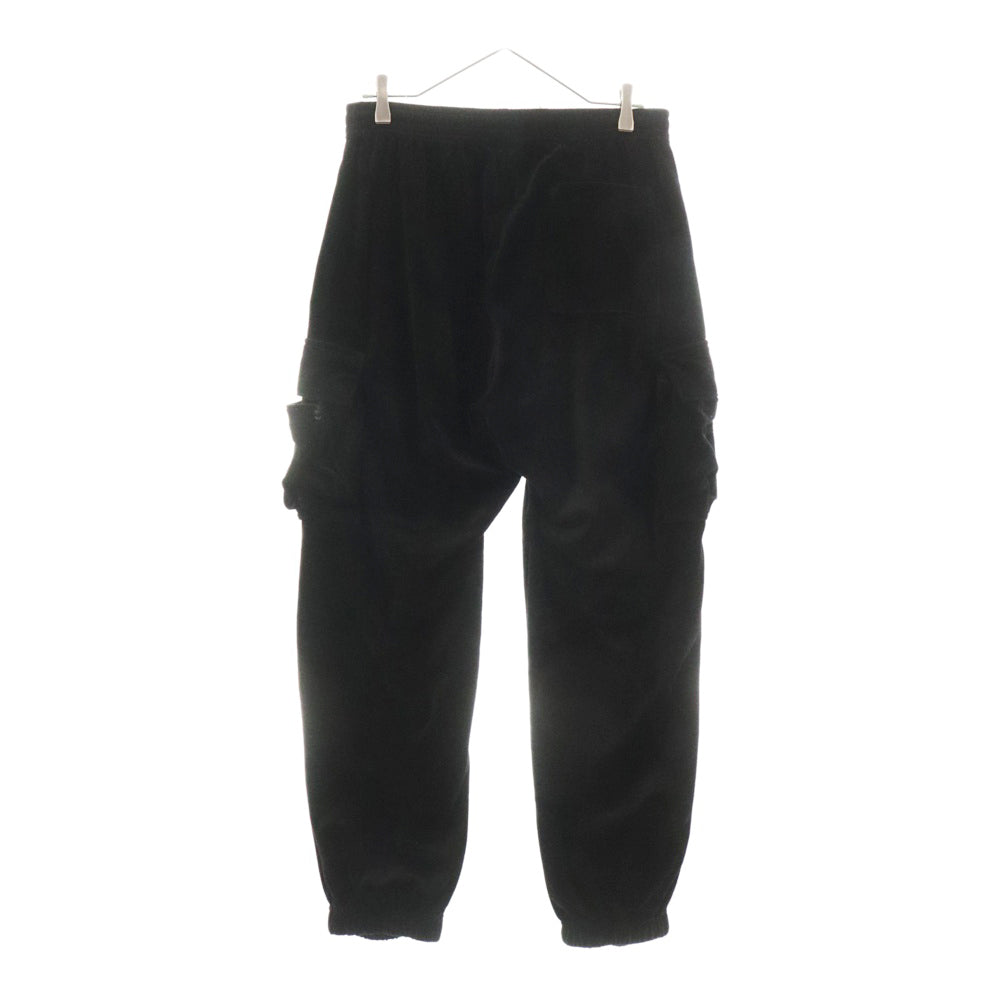 RADIALL(ラディアル) Cargo Track Pants ベロアカーゴトラックパンツ ブラック