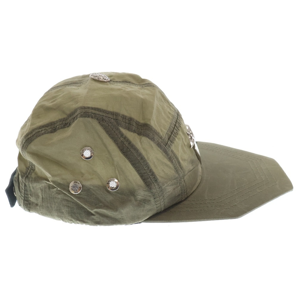 THUG CLUB(サグクラブ) 24AW Bio Recycle Cap リナイロン アーミーキャップ 帽子 カーキ TC24AC2101