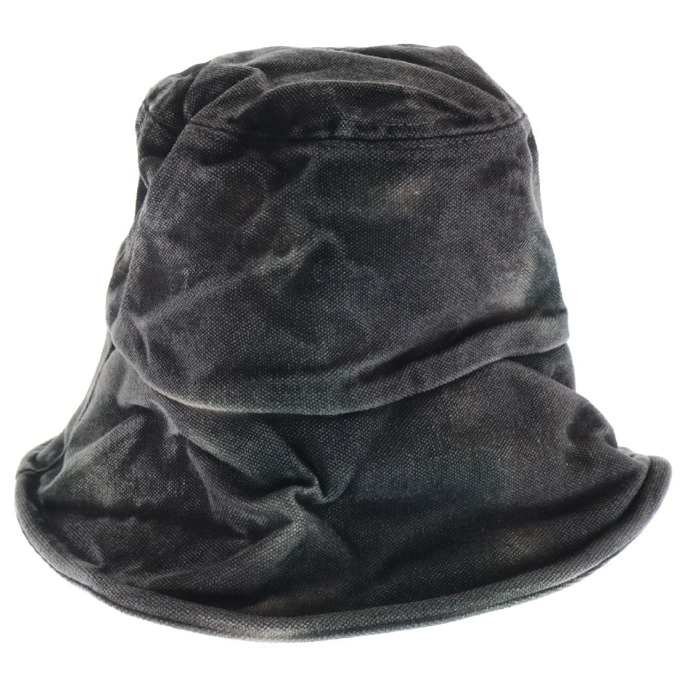THUG CLUB(サグクラブ) 24AW Bio Army Bucket Hat アーミー デニム バケットハット 帽子 ブラック TC24AC2601