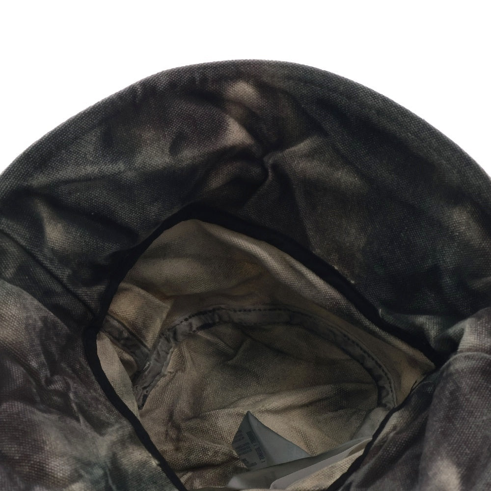 THUG CLUB(サグクラブ) 24AW Bio Army Bucket Hat アーミー デニム バケットハット 帽子 ブラック TC24AC2601