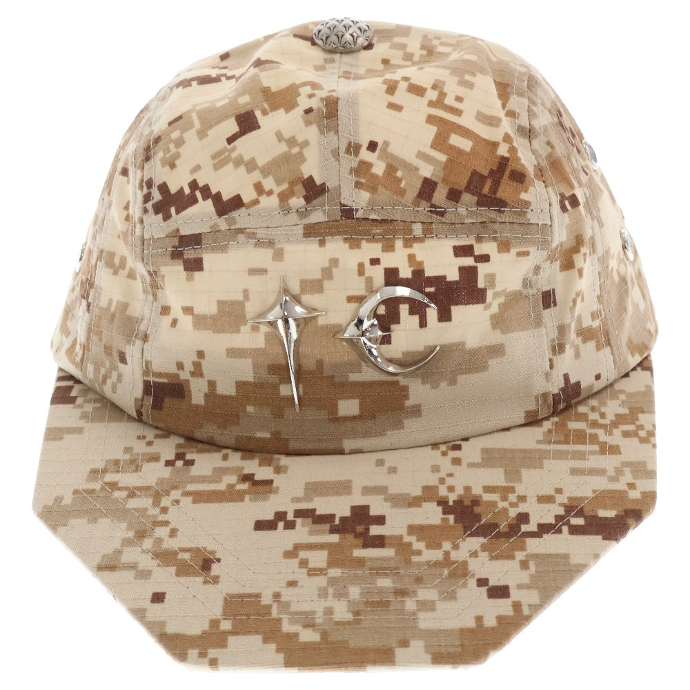 THUG CLUB(サグクラブ) 24AW TC ARMY CAP アーミー キャップ 帽子 デジタルカモ ベージュ 帽子 TC24AC2103