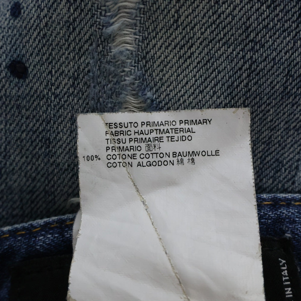 DSQUARED2(ディースクエアード) ダメージ加工 スキニーデニムパンツ インディゴ F3-452