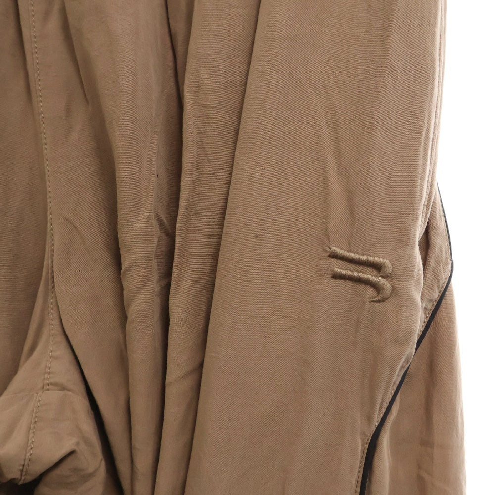 BALENCIAGA(バレンシアガ) Brown Fluid Poplin Track Pants ロゴ刺繍ナイロントラックパンツ ブラウン 643052 TF002