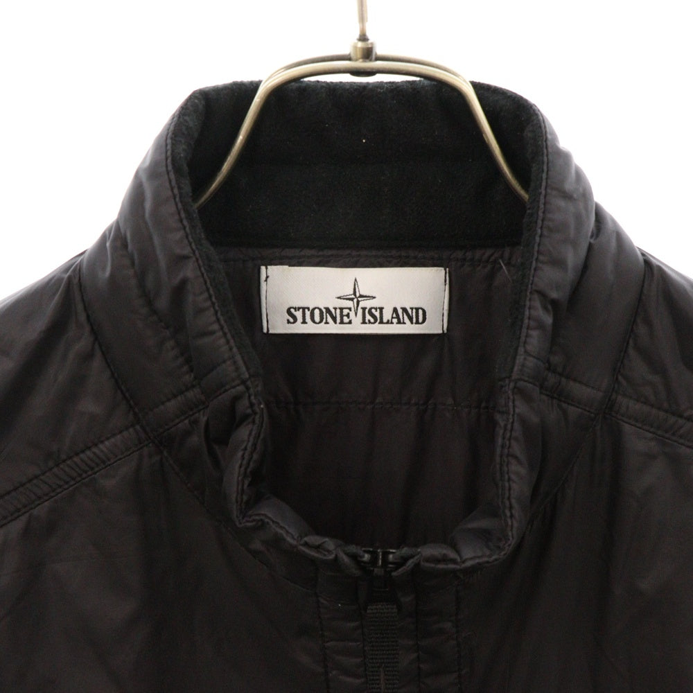 STONE ISLAND(ストーンアイランド) Micro Rip Stop Primaloft Black Lightweight Jacket ロゴワッペンナイロンジャケット ブラック 631541231