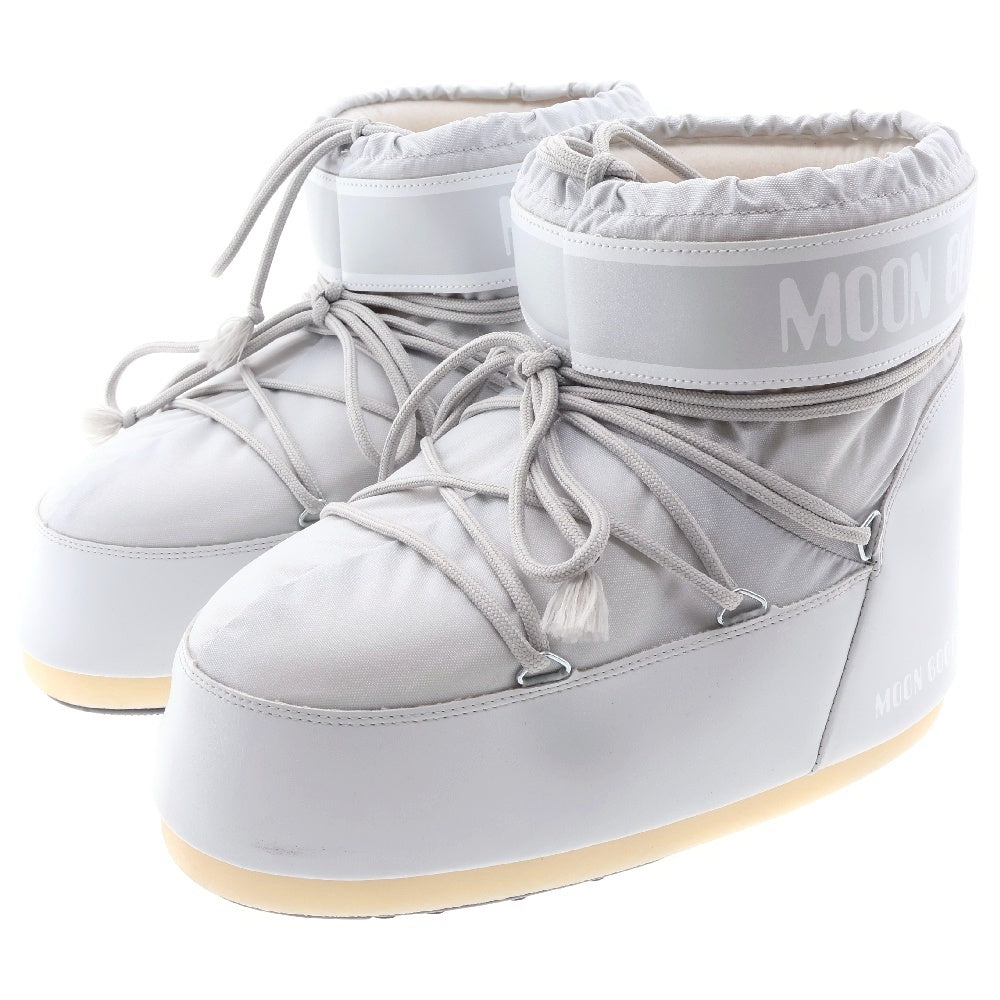 MOON BOOT(ムーンブーツ) Icon Low 2 アイコン ロー ナイロン レースアップ ブーツ グレー US11.5/13 US80D1409340