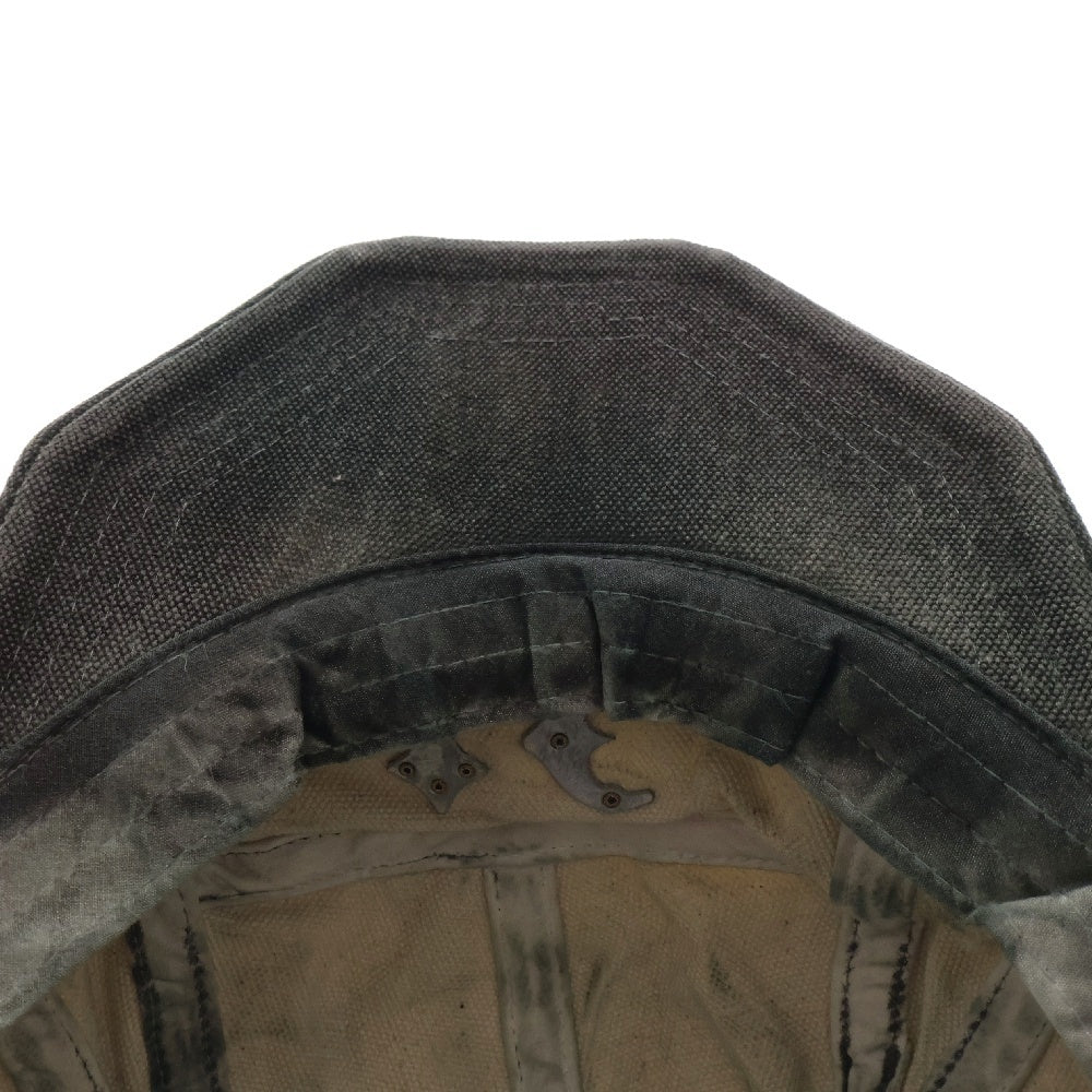 THUG CLUB(サグクラブ) 24AW Bio Army Cap デニム アーミーキャップ 帽子 ブラック TC24AC2106