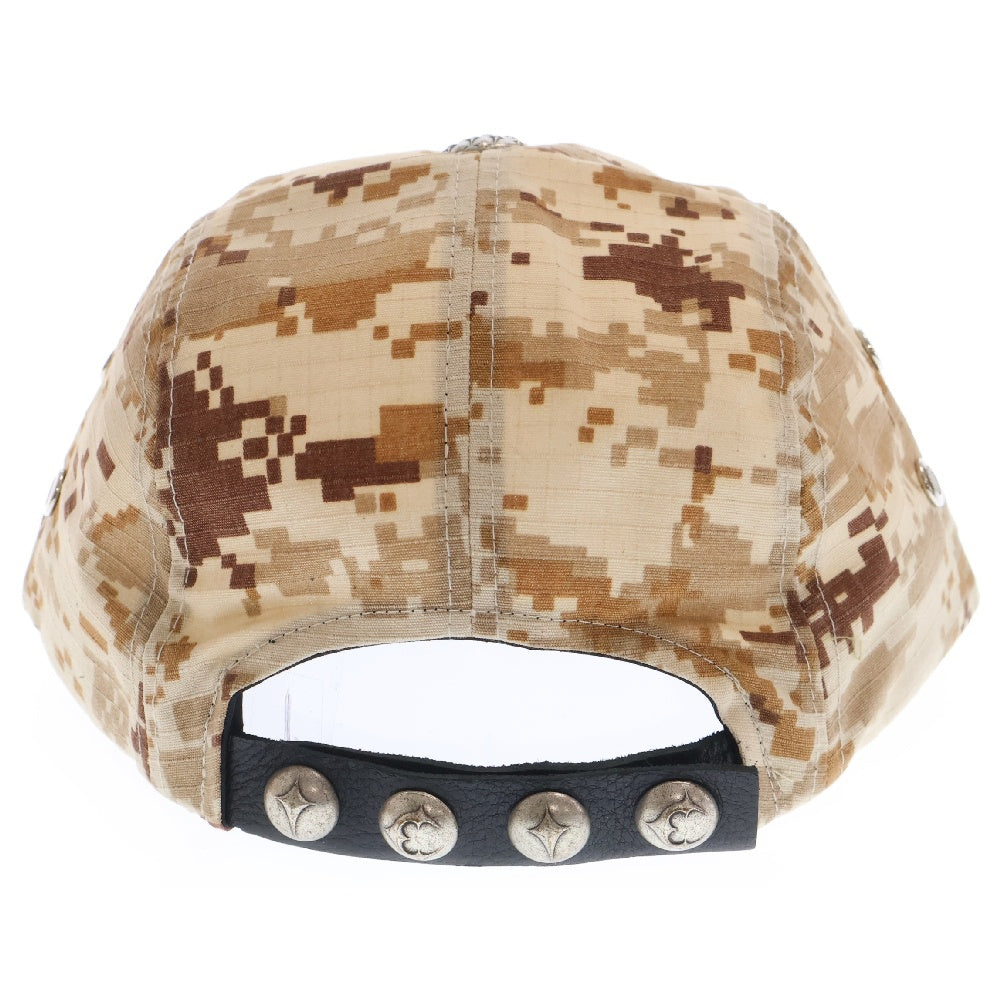 THUG CLUB(サグクラブ) 24AW TC ARMY CAP アーミーキャップ カモ柄 帽子 ベージュ TC24AC2103
