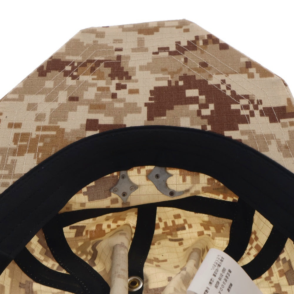 THUG CLUB(サグクラブ) 24AW TC ARMY CAP アーミーキャップ カモ柄 帽子 ベージュ TC24AC2103