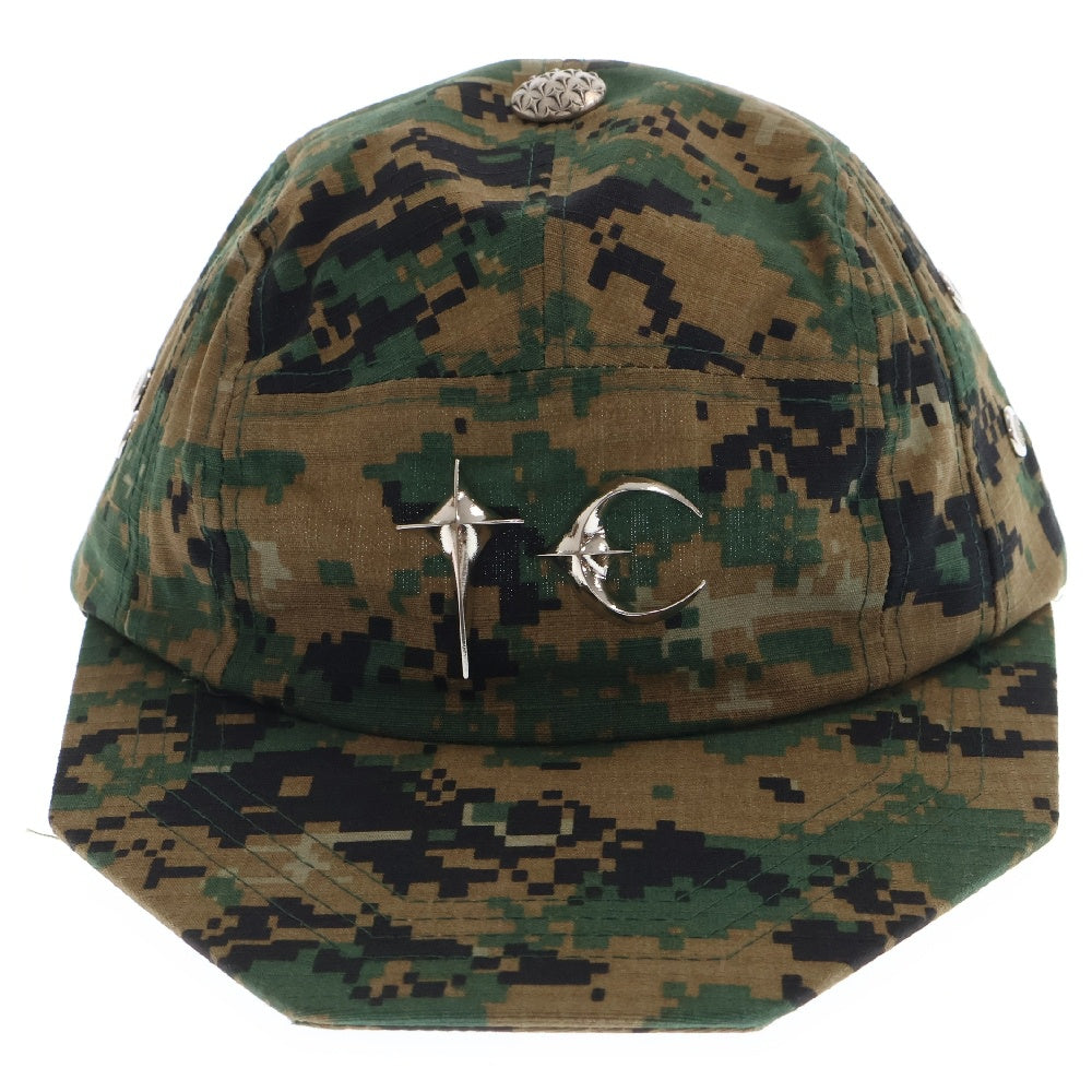 THUG CLUB(サグクラブ) 24AW TC ARMY CAP アーミーキャップ カモ柄 帽子 グリーン TC24AC2104