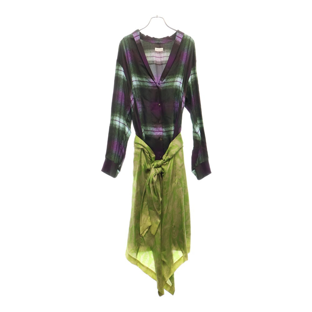 DRIES VAN NOTEN(ドリスヴァンノッテン) 20AW シャツドッキング 長袖シャツ ガウンコート レディース マルチ