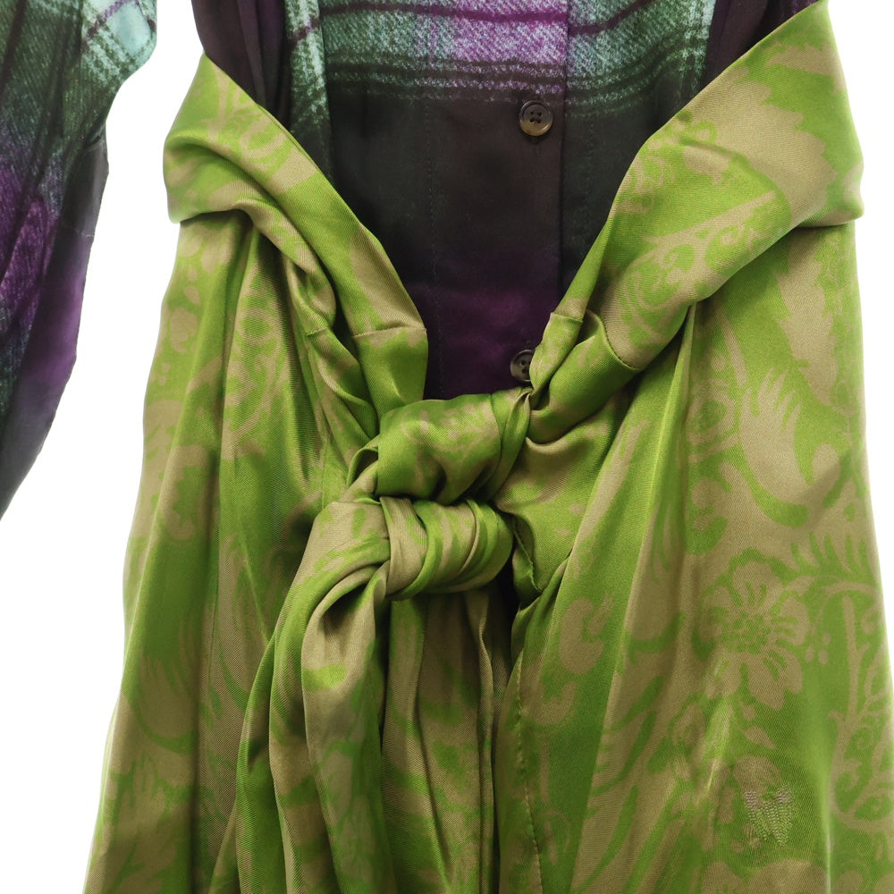 DRIES VAN NOTEN(ドリスヴァンノッテン) 20AW シャツドッキング 長袖シャツ ガウンコート レディース マルチ