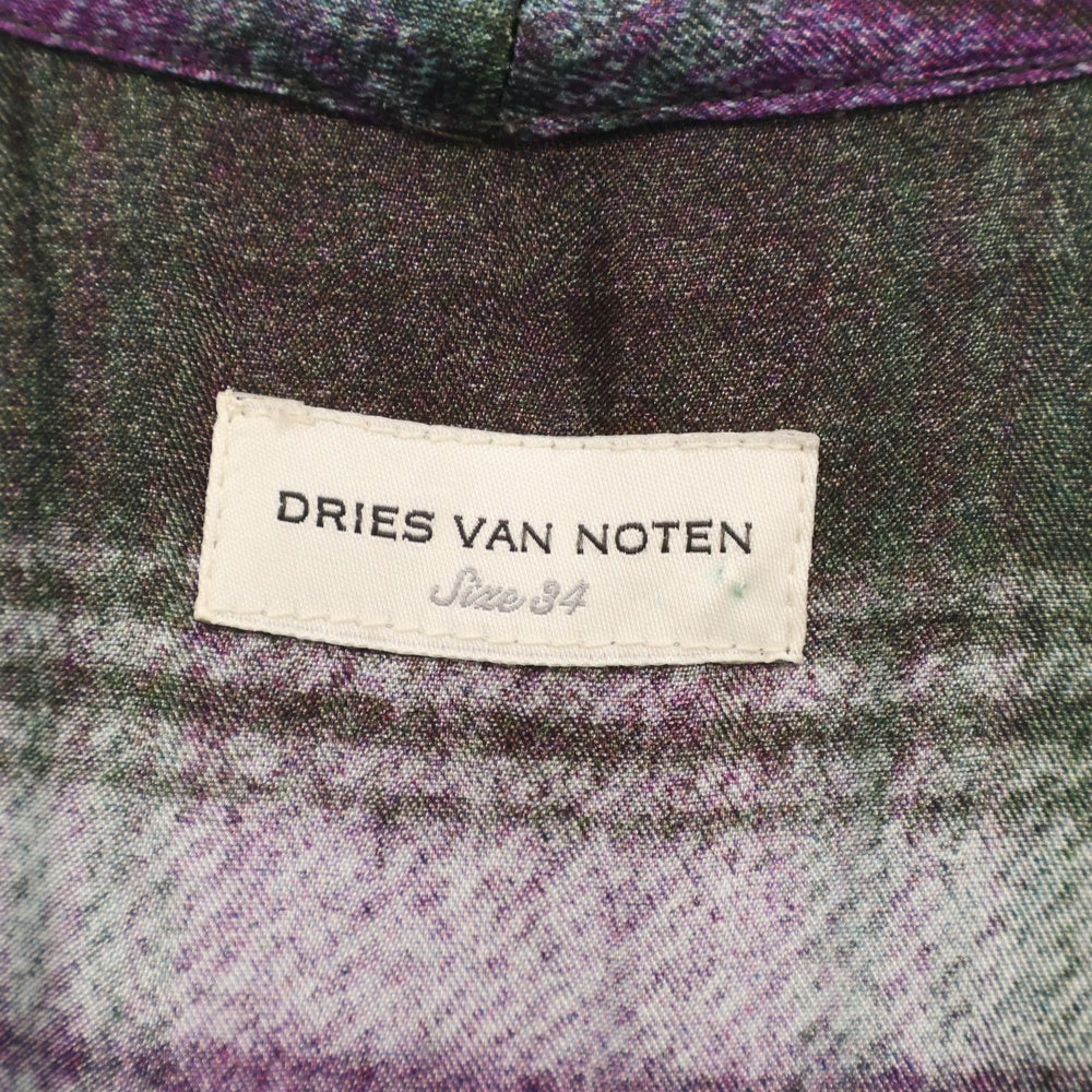 DRIES VAN NOTEN(ドリスヴァンノッテン) 20AW シャツドッキング 長袖シャツ ガウンコート レディース マルチ